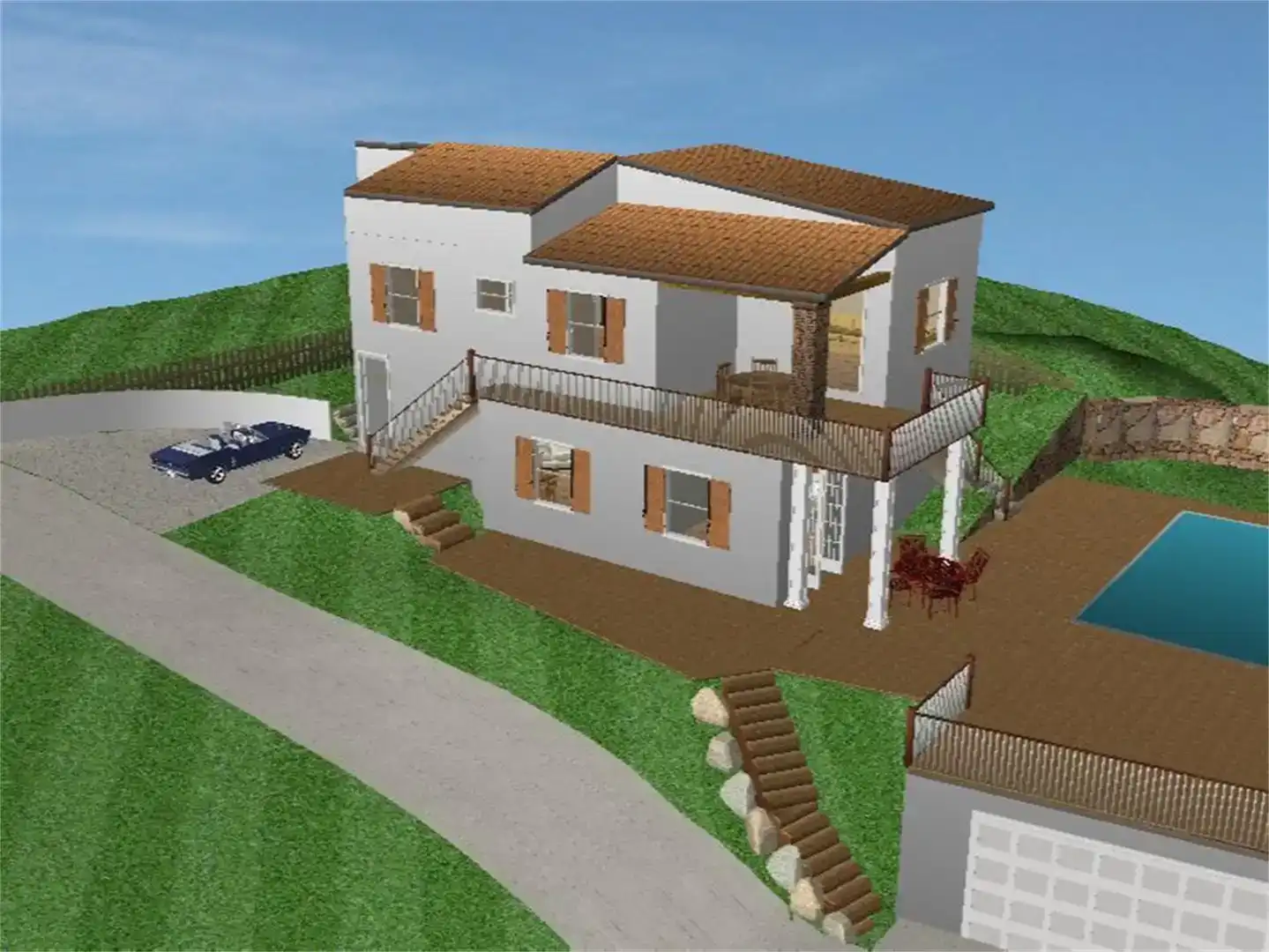 Exterior view of Houses for sale in Begur  with Swimming Pool and Balcony