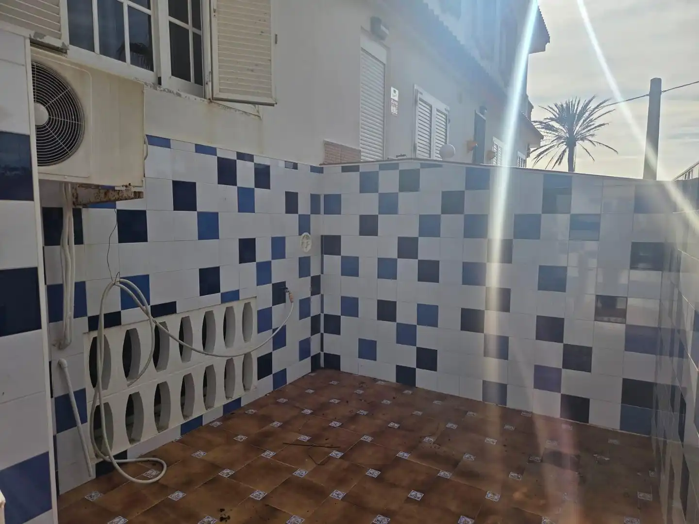 Balcony of Houses for rent in Sueca  with Air Conditioner, Terrace and Furnished