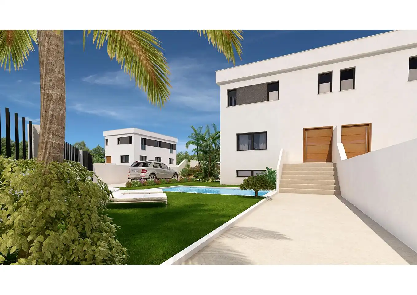 Casa aparellada amb piscina en venda a Fandango, imagen 6