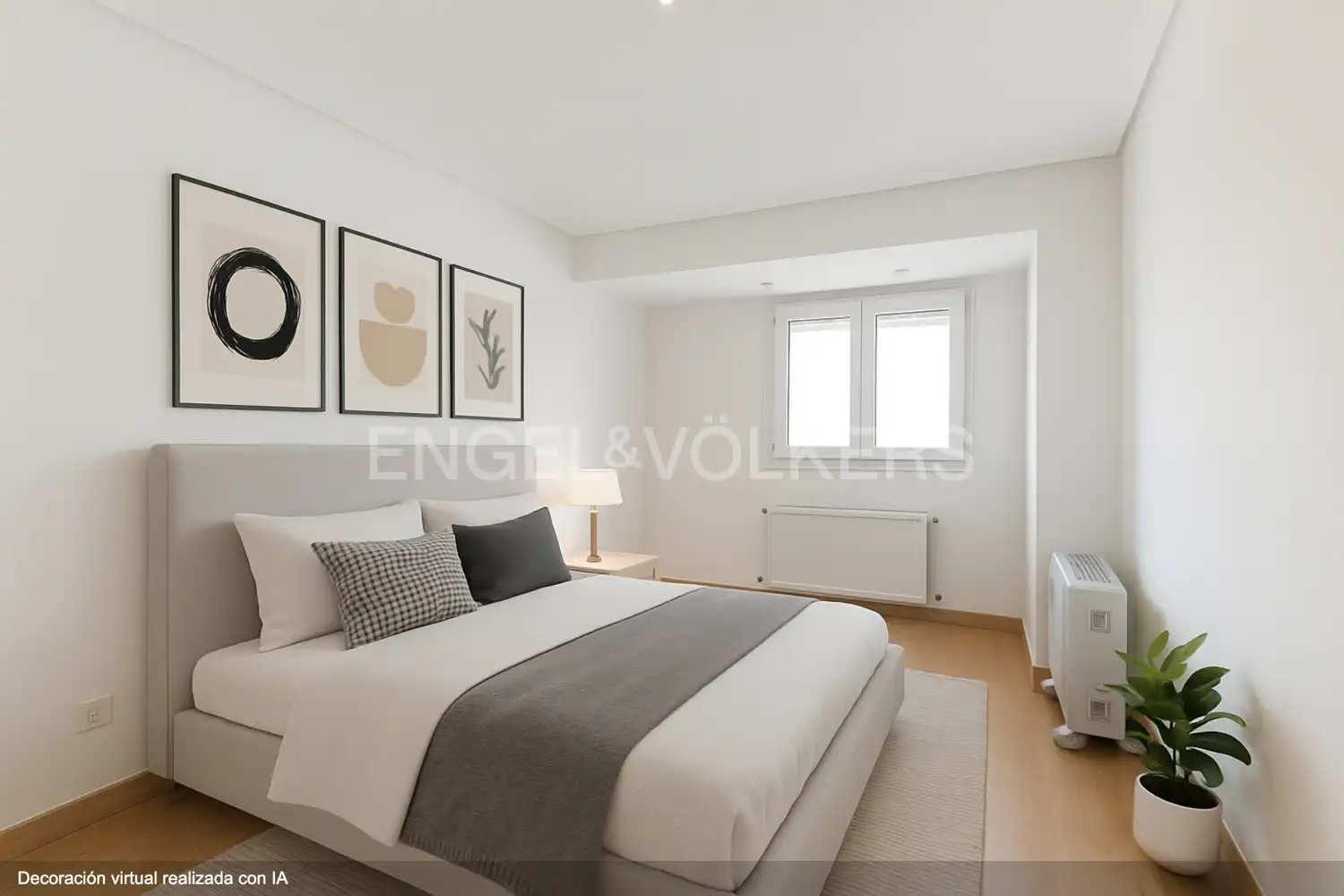 Schlafzimmer von Wohnung zum Verkauf in Valencia mit Klimaanlage und Heizung