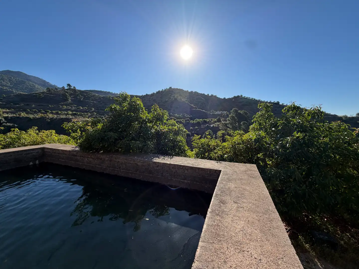 Piscina de Finca rústica en venta en Yunquera con Jardín privado, Piscina y Amueblado