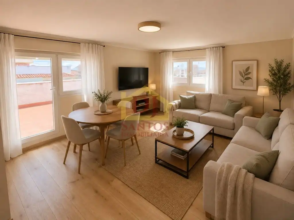 Sala de estar de Ático en venta en Salamanca