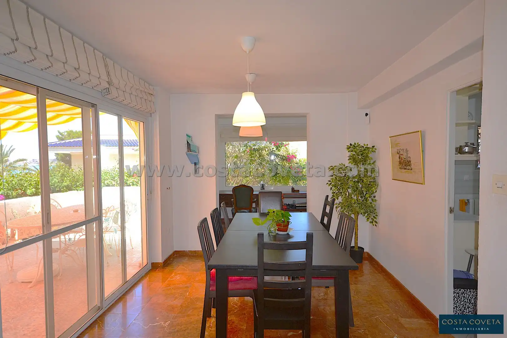 Dining room of Houses for sale in El Campello  with Air Conditioner, Private garden and Terrace