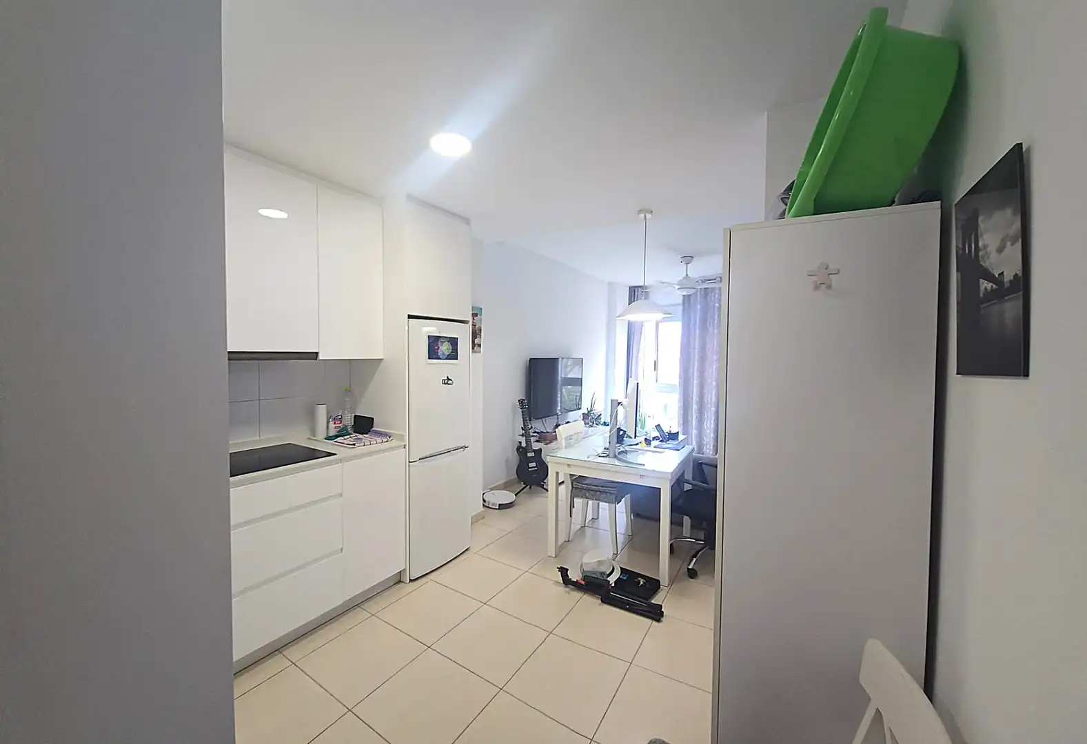 Cuina de Apartament de lloguer en Las Palmas de Gran Canaria amb Moblat, Forn i Rentadora