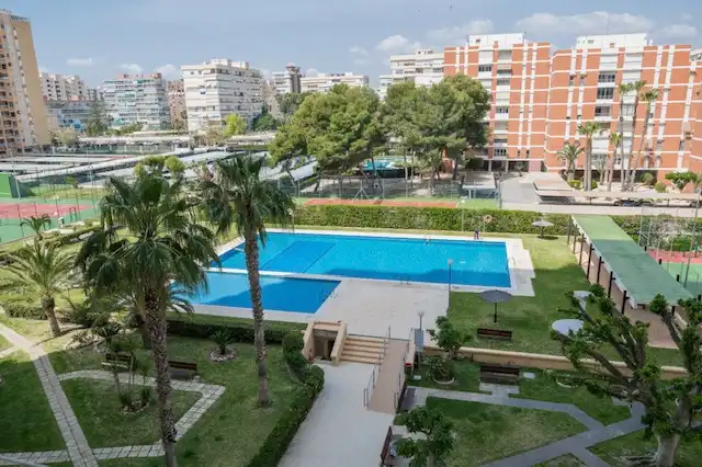 Schwimmbecken von Wohnung zur Miete in Alicante / Alacant mit Klimaanlage, Heizung und Terrasse