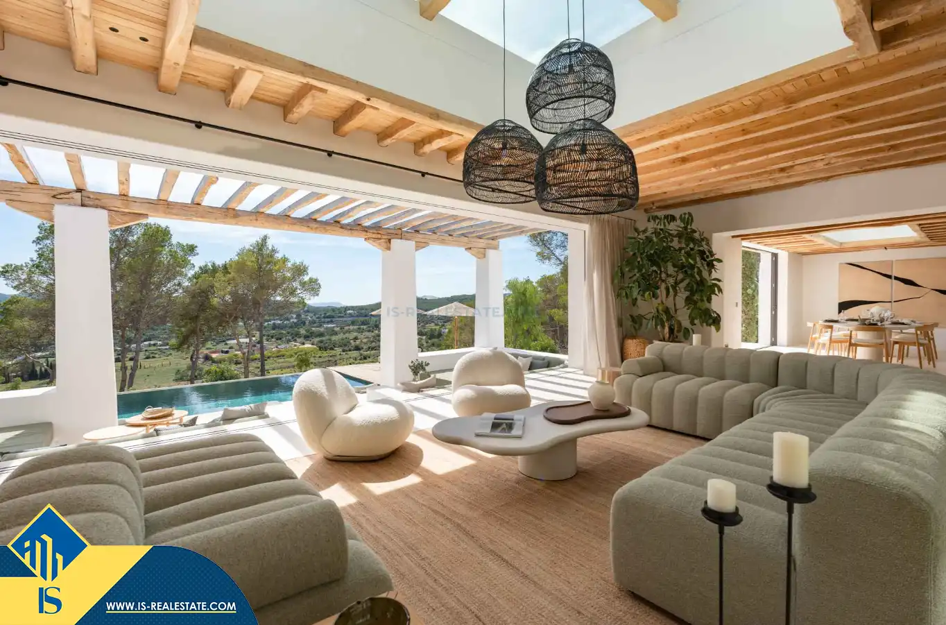 Villa mit Pool zum Verkauf in Santa Gertrudis, imagen 5