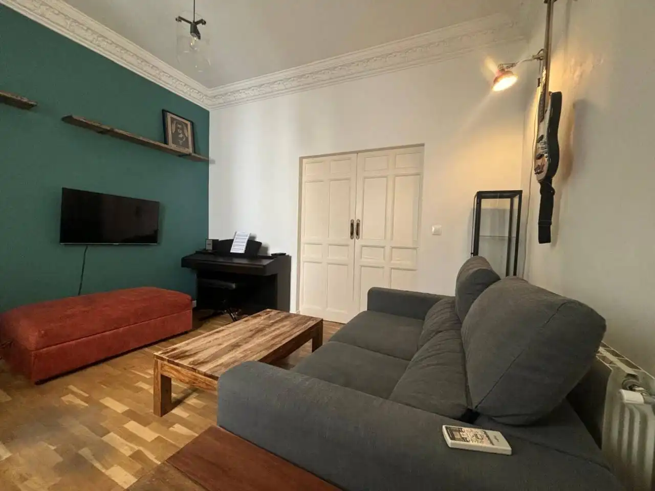 Sala d'estar de Pis en venda en Madrid amb Aire condicionat, Calefacció i Parquet