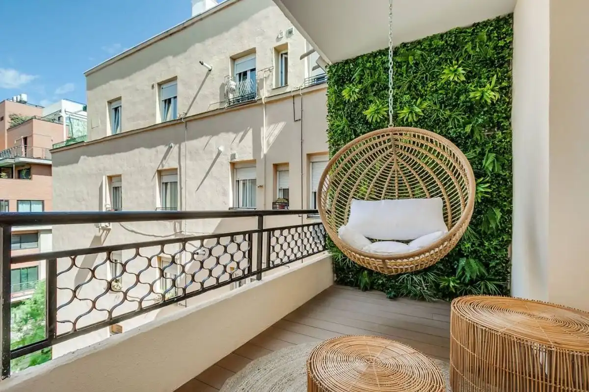 Terraza de Piso de alquiler en Madrid con Aire acondicionado, Calefacción y Terraza