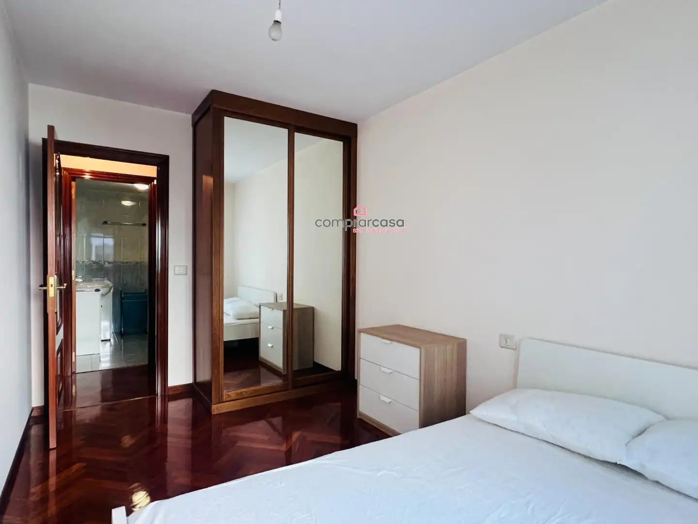 Bedroom of Flat for rent in Cambre   with Heating, Storage room and Furnished