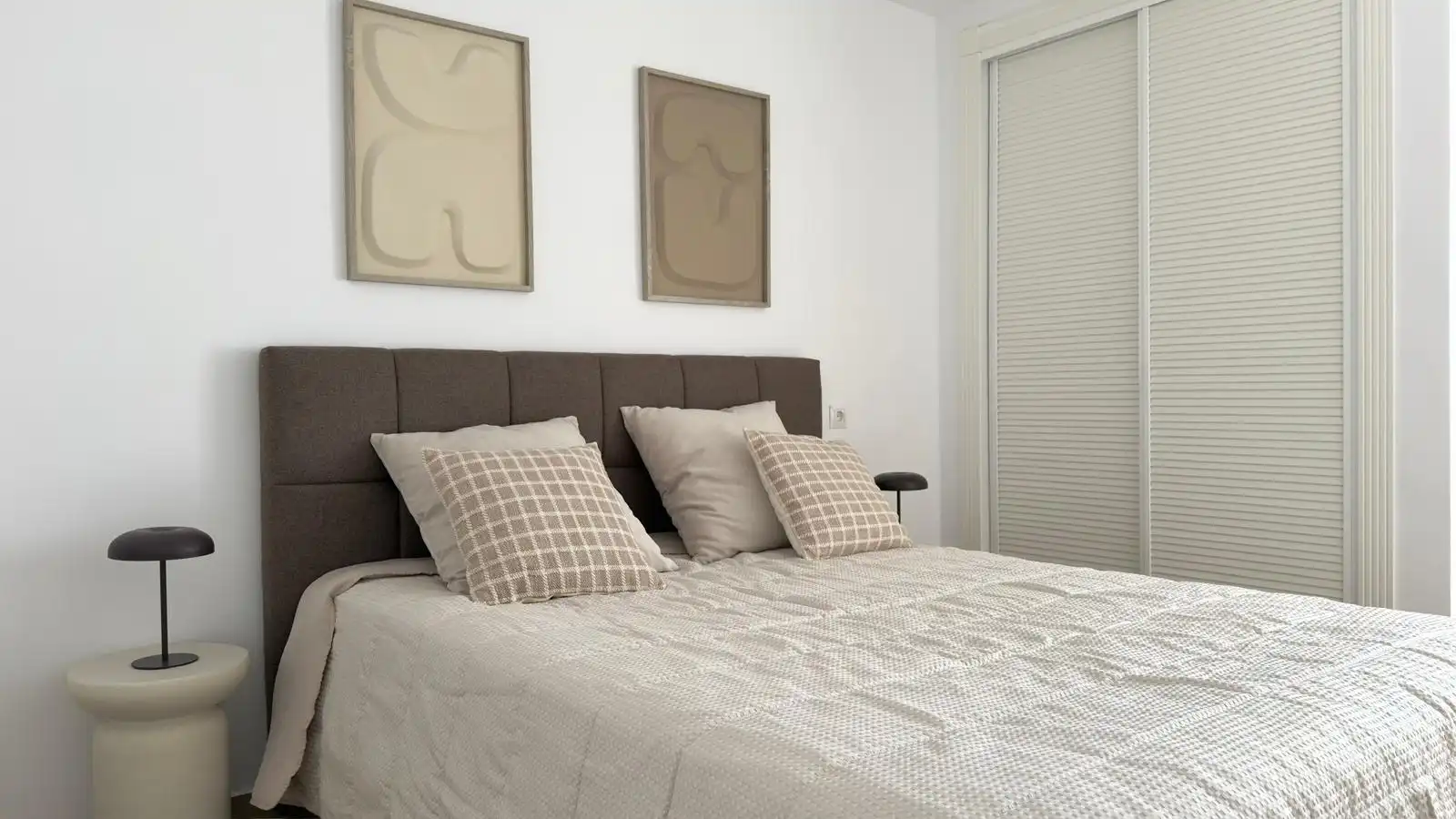 Schlafzimmer von Wohnung zum Verkauf in Benidorm mit Klimaanlage, Heizung und Terrasse