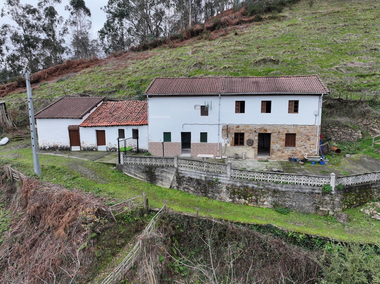 Exterior view of House or chalet for sale in Mieres (Asturias)  with Terrace, Storage room and Swimming Pool