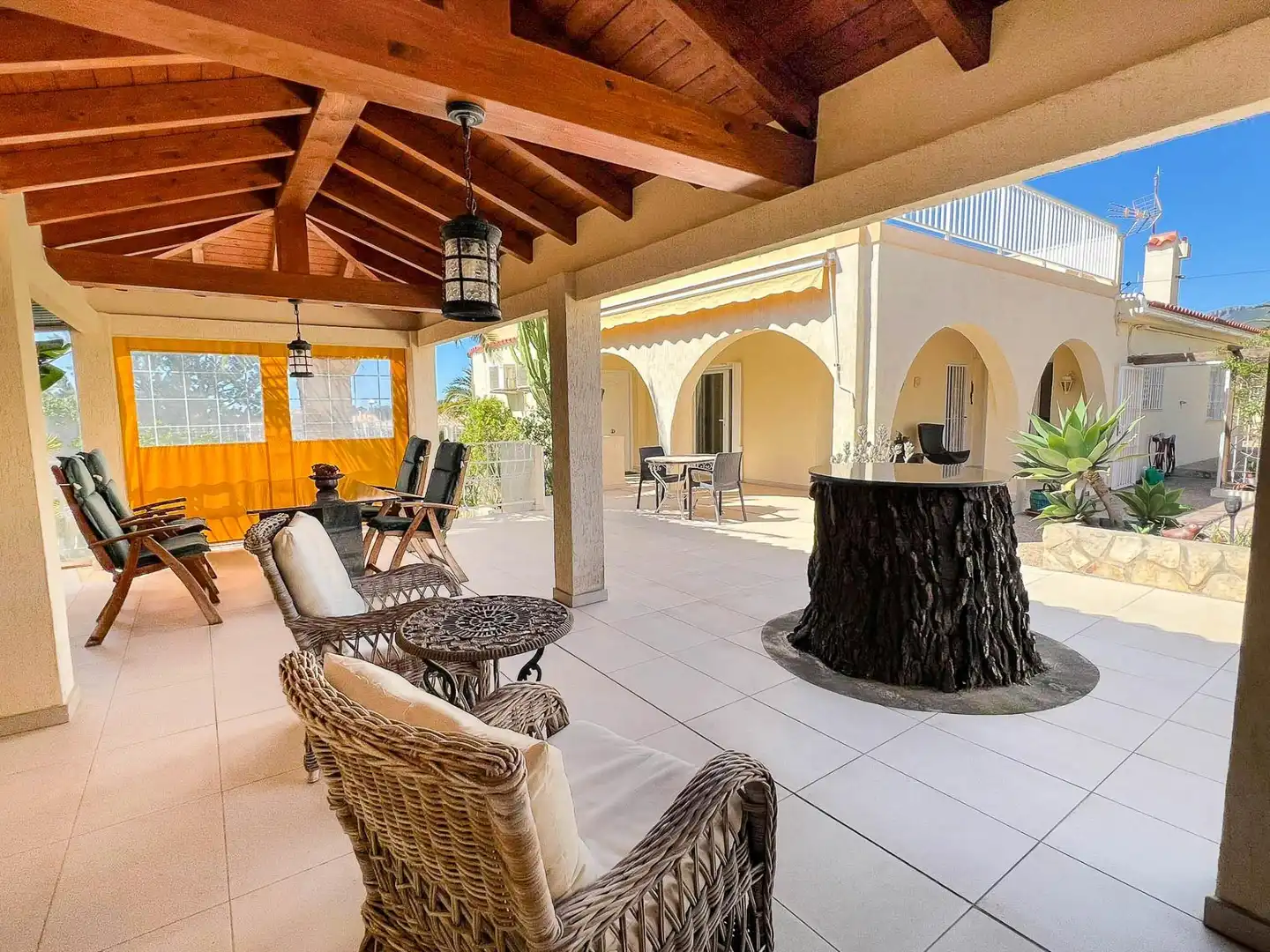 Terraza de Casa o chalet en venta en La Nucia con Aire acondicionado, Calefacción y Jardín privado