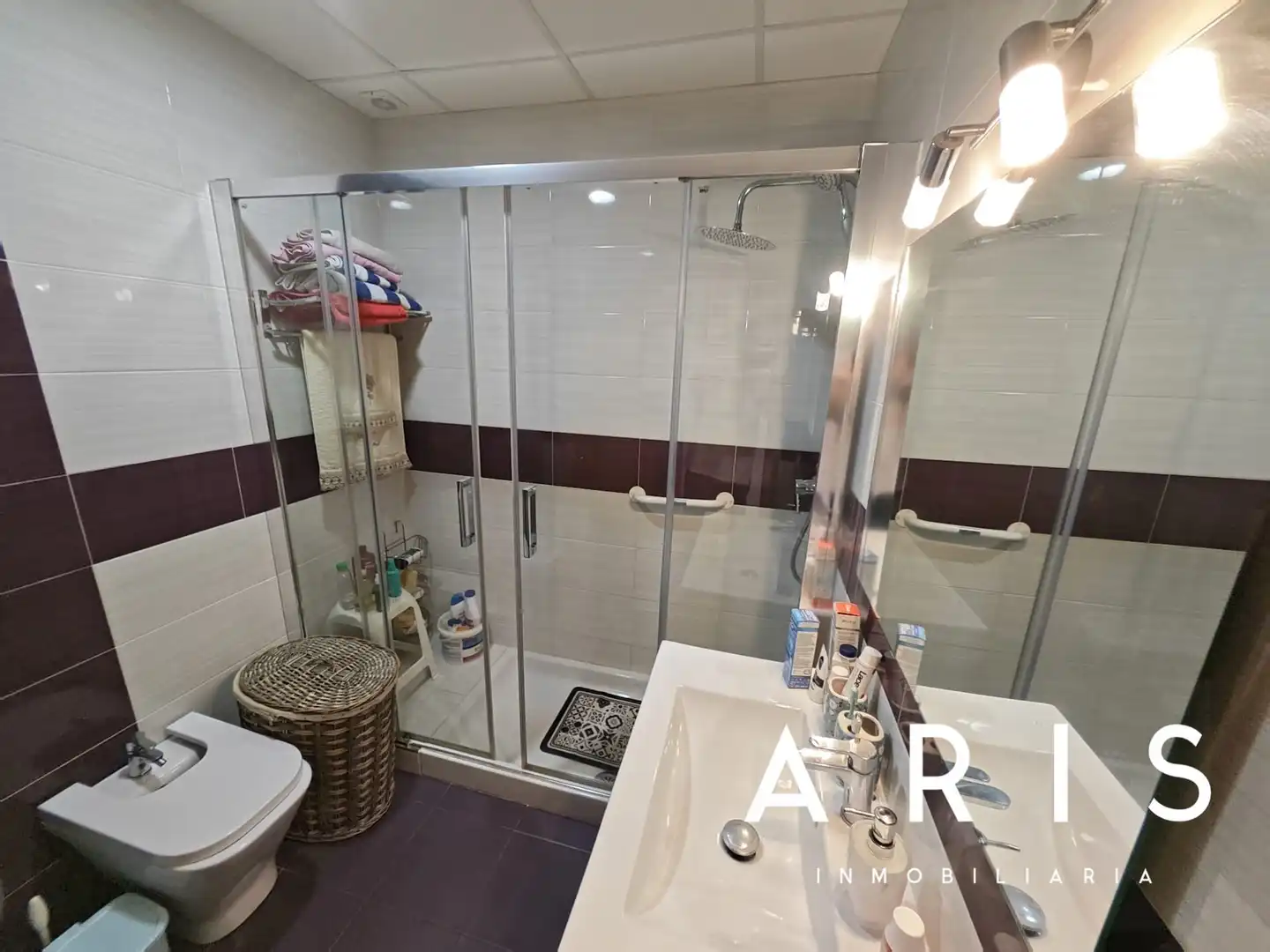 Baño de Casa adosada en venta en Alhaurín de la Torre con Aire acondicionado y Piscina