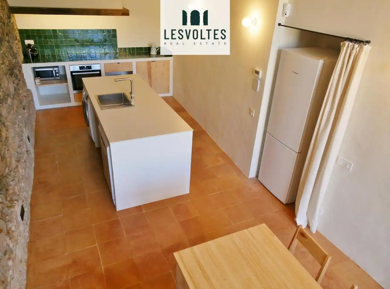 Cocina de Casa o chalet de alquiler en Rupià con Aire acondicionado, Calefacción y Jardín privado