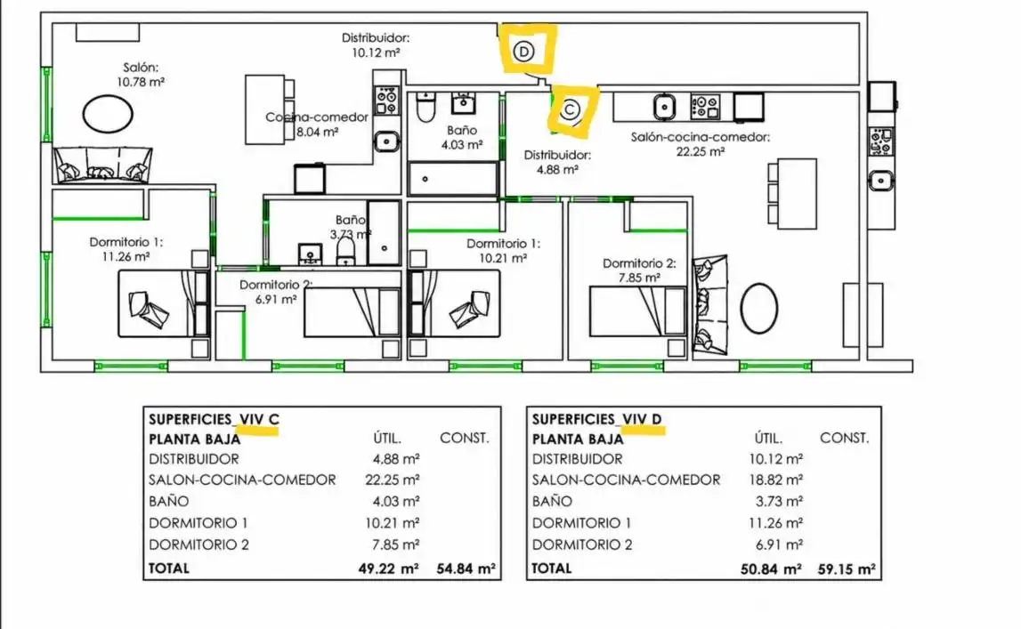Planta baja en venta en Sagunto / Sagunt con Calefacción