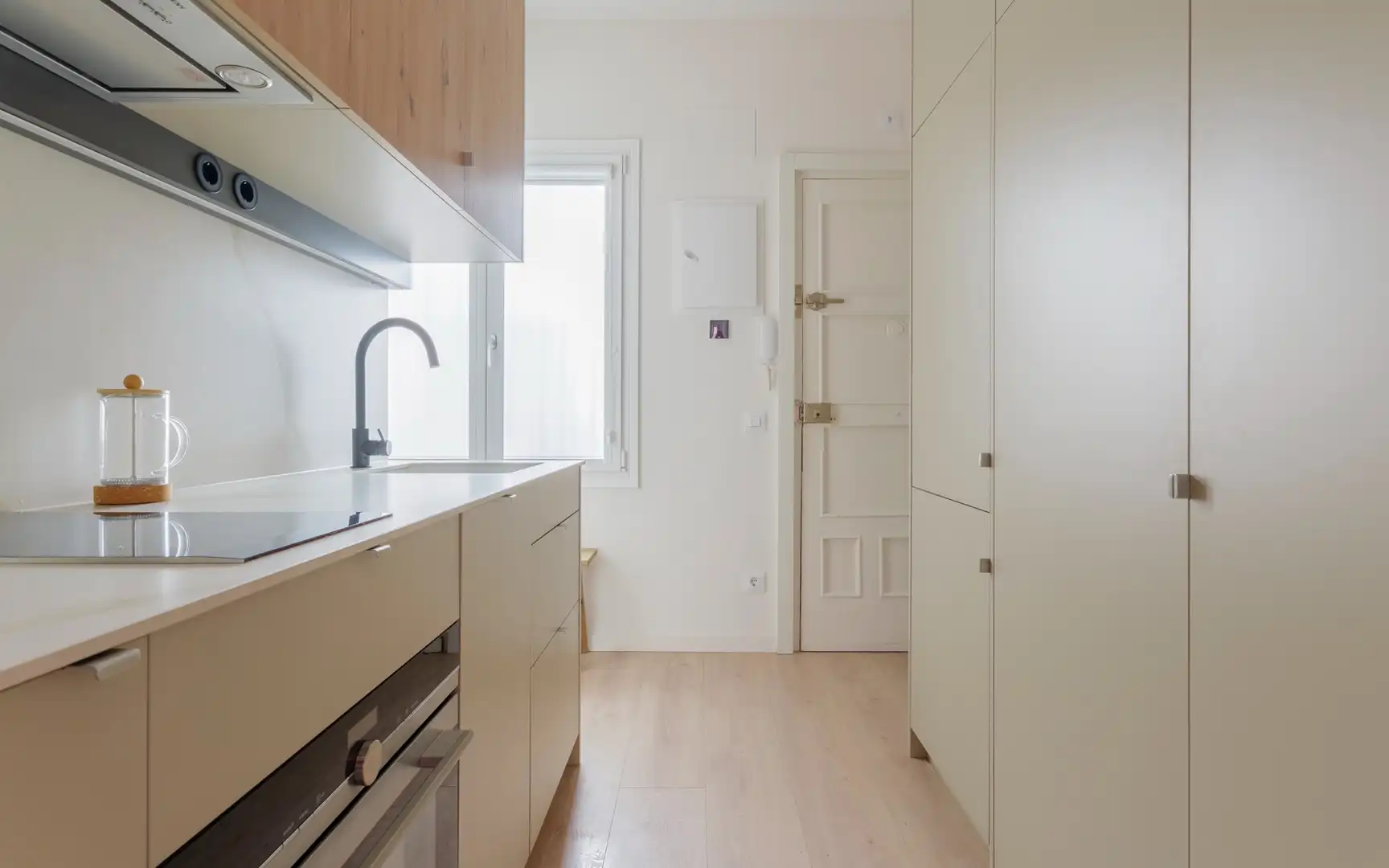 Kitchen of Flat for rent in Madrid  with Heating and Furnished