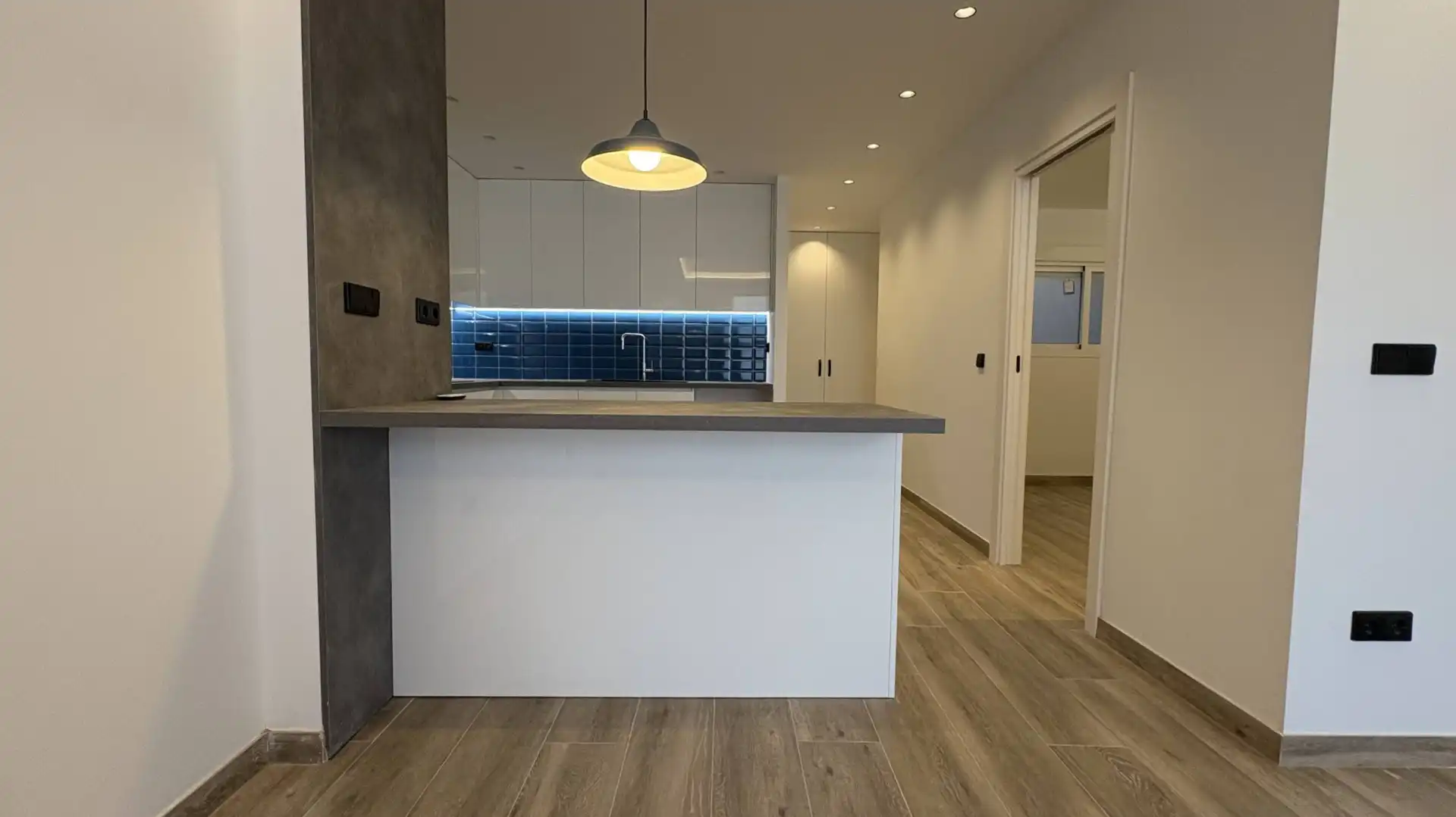 Küche von Wohnung zur Miete in Aldaia mit Klimaanlage, Heizung und Parkett