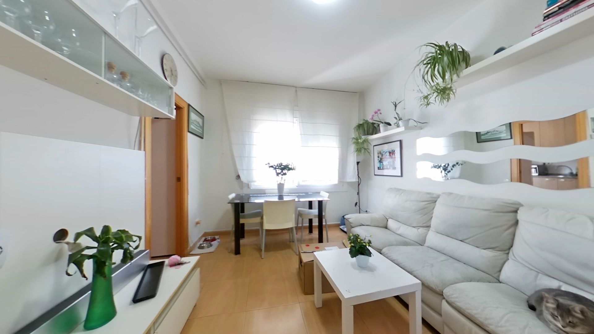 Sala d'estar de Àtic en venda en Sabadell amb Moblat