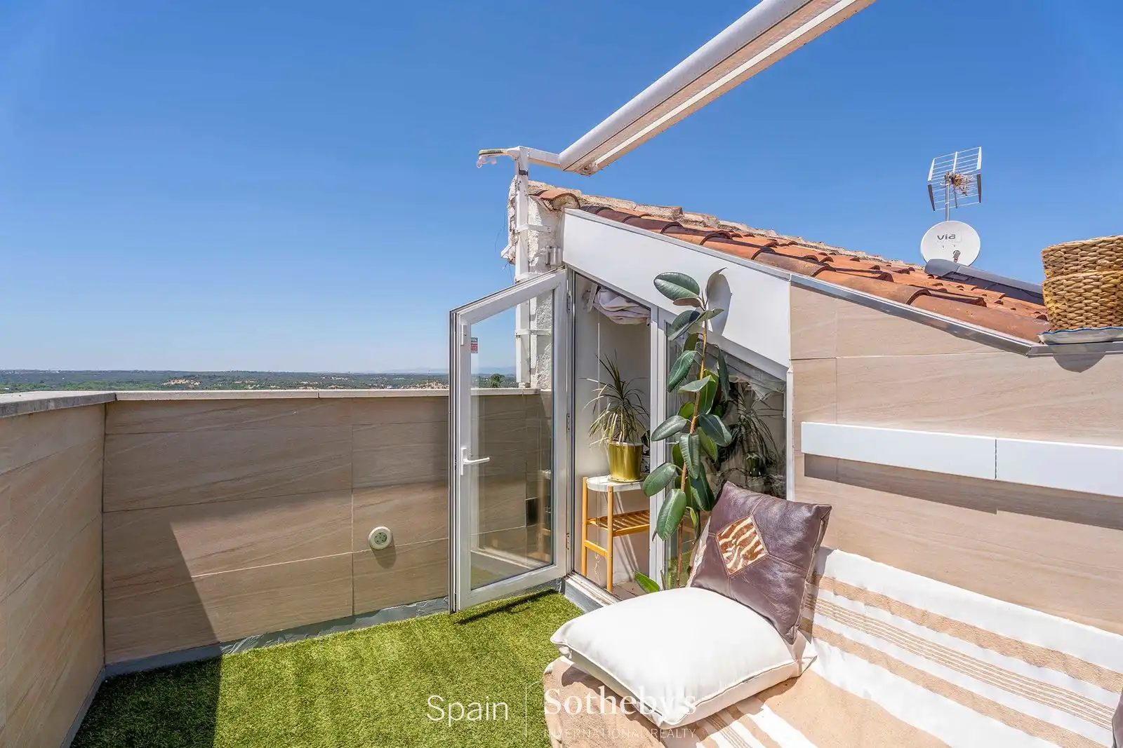 Terraza de Ático de alquiler en Madrid con Aire acondicionado, Calefacción y Terraza