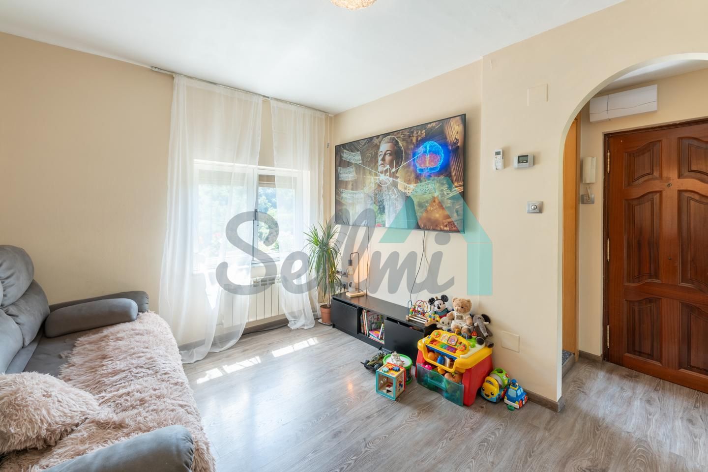 Bedroom of Flat for sale in Aller  with Heating, Terrace and Storage room