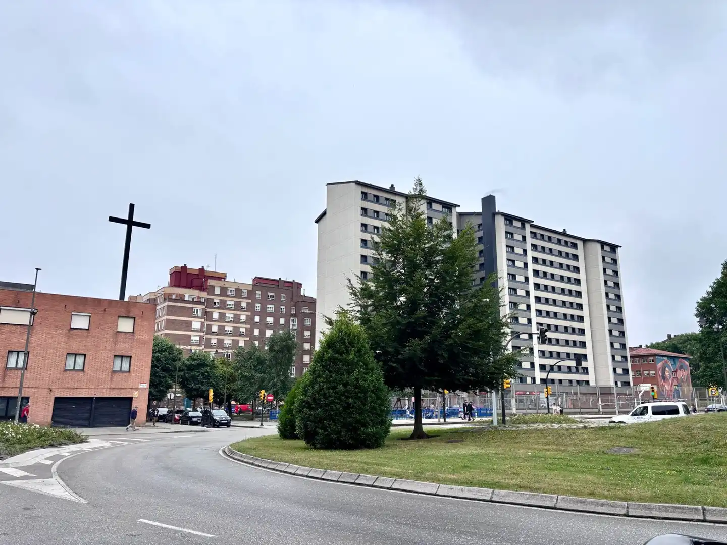 Vista exterior de Piso en venta en Gijón  con Calefacción, Parquet y Amueblado