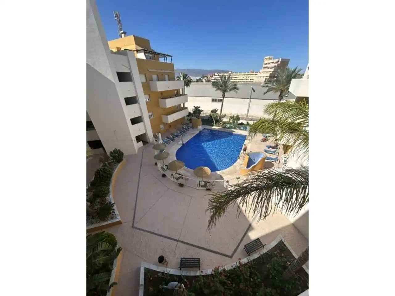 Swimming pool of Flat for sale in Roquetas de Mar  with Air Conditioner, Terrace and Community pool