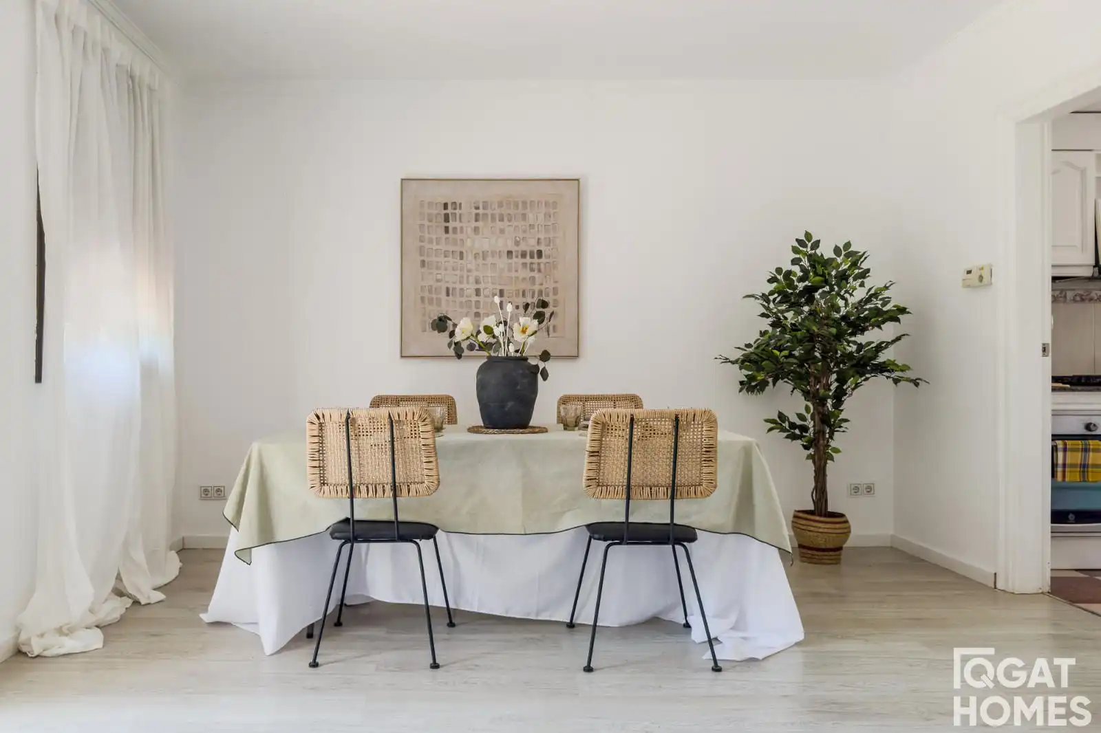 Esszimmer von Haus oder Chalet zum Verkauf in Sant Cugat del Vallès mit Klimaanlage, Heizung und Terrasse