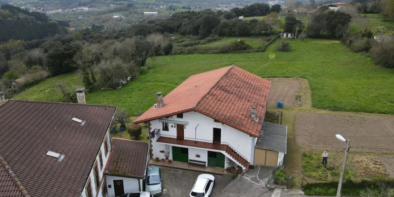 Exterior view of Single-family semi-detached for sale in Galdames  with Private garden