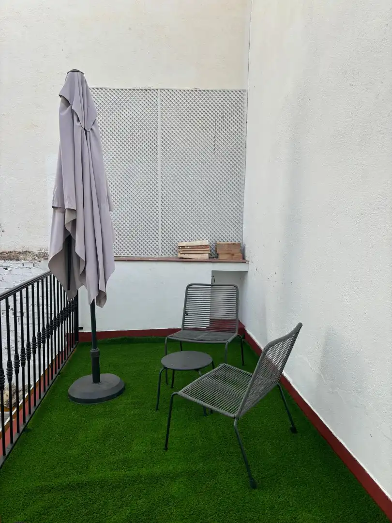 Terrace of Houses for share in Jaén  with Air Conditioner, Private garden and Terrace