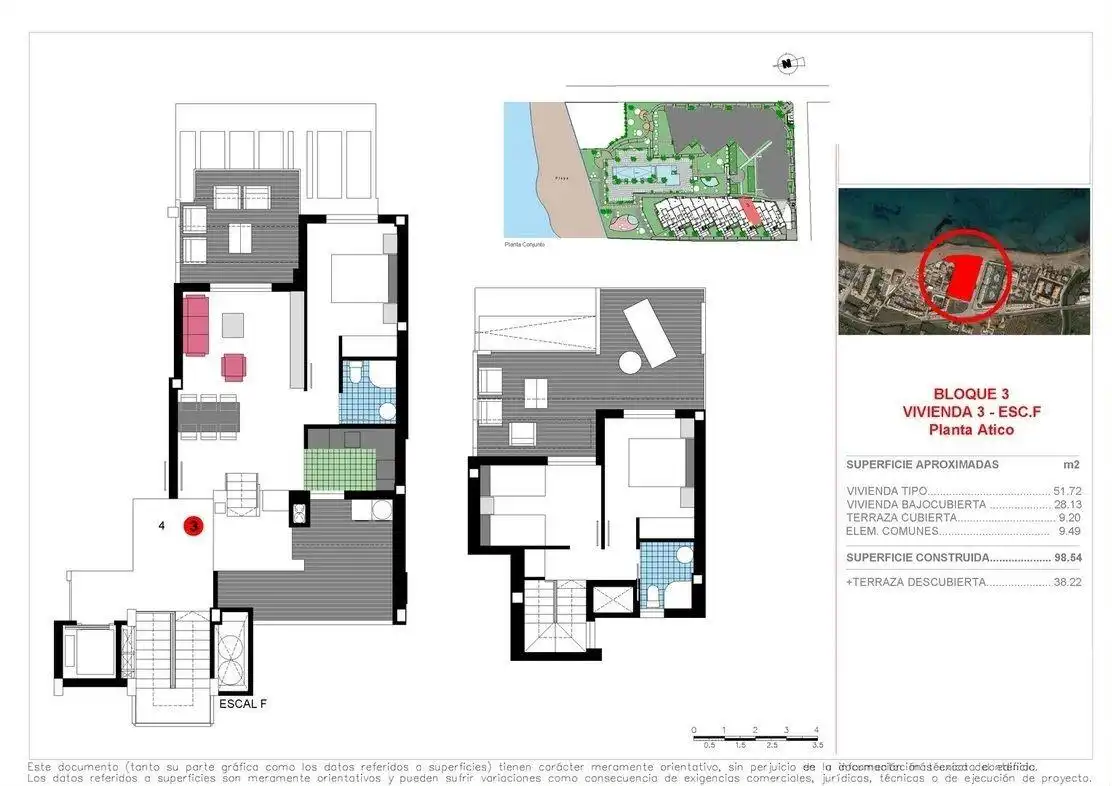 Ático con piscina en venta en Las Marinas / Les Marines, imagen 13