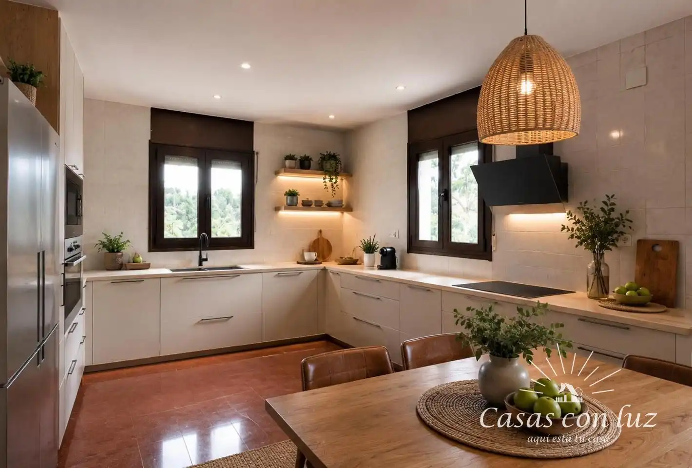 Cocina de Casa o chalet en venta en Zaragoza con Jardín privado, Trastero y Piscina