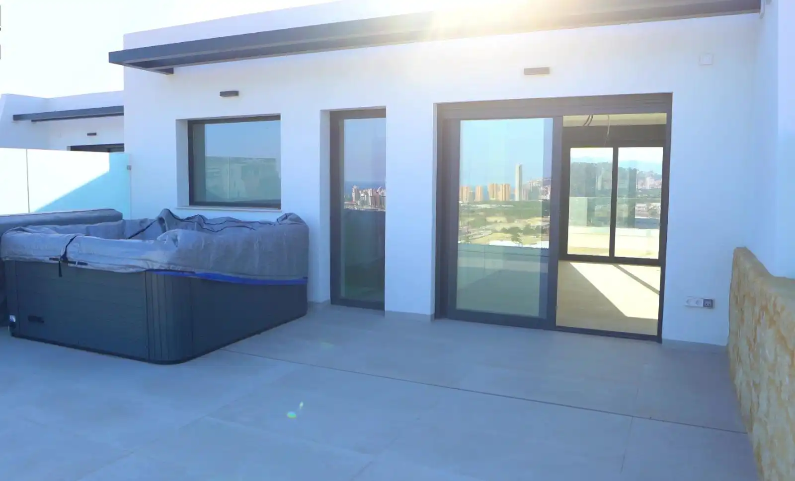 Terrace of Houses for sale in Finestrat  with Air Conditioner, Terrace and Swimming Pool