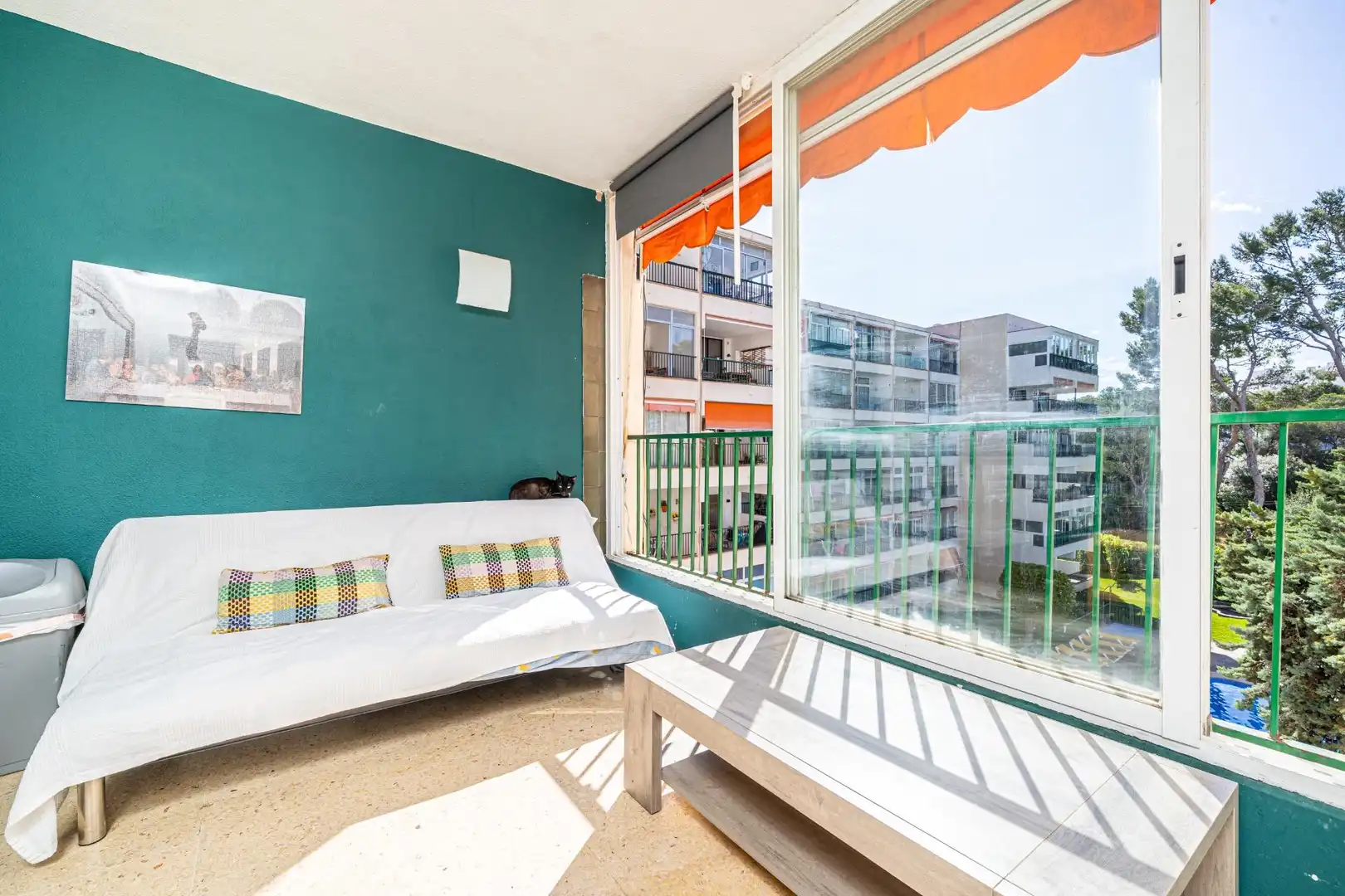 Balcony of Apartments for sale in Calvià  with Parquet flooring and Community pool