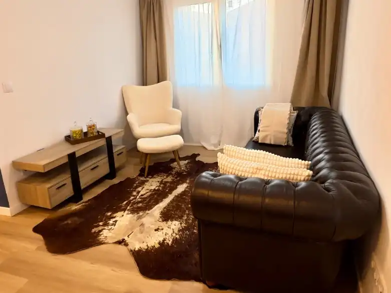 Wohnzimmer von Wohnung zum Verkauf in Badalona mit Balkon