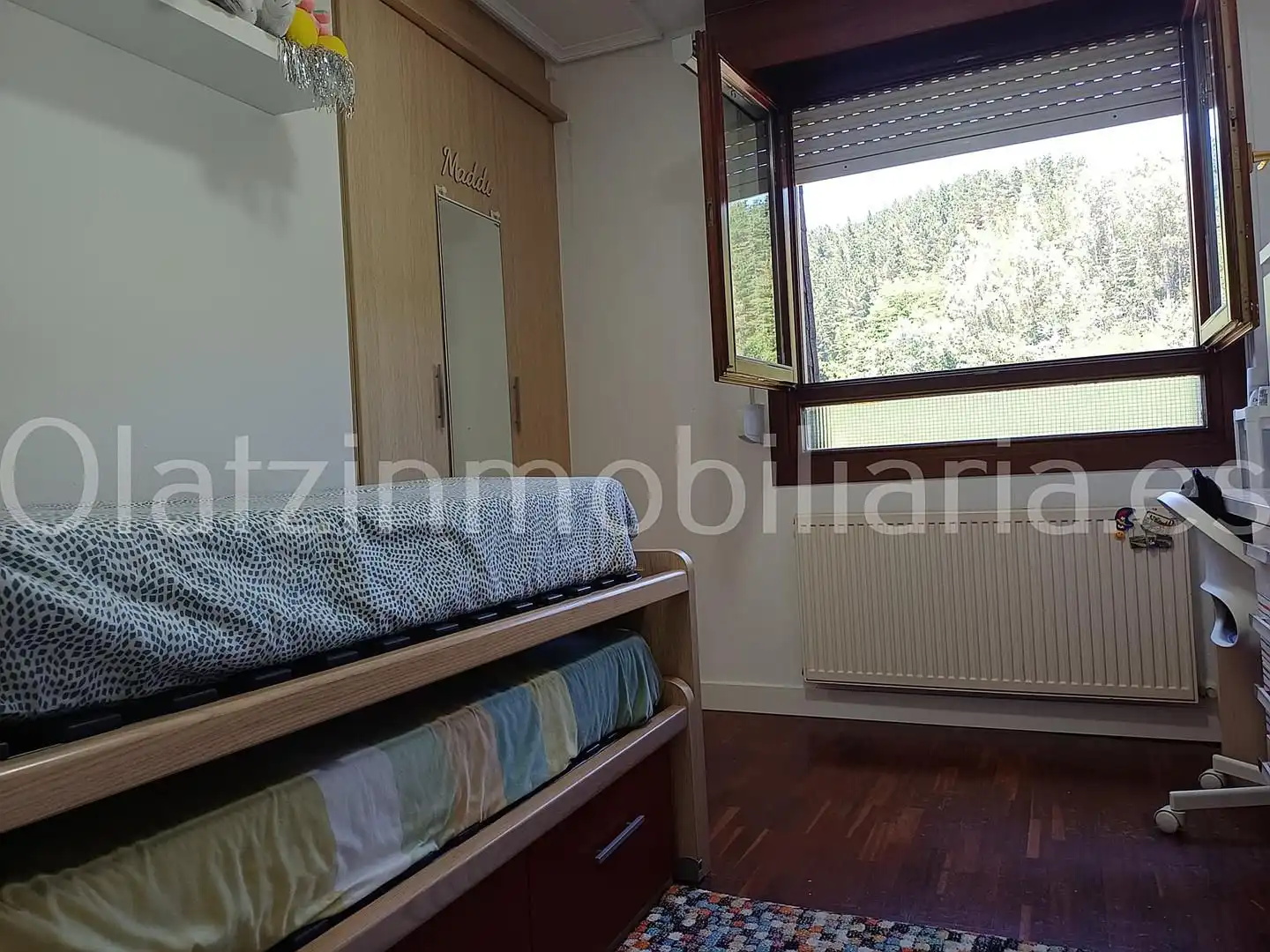 Schlafzimmer von Wohnung zum Verkauf in Güeñes mit Heizung, Abstellraum und Balkon