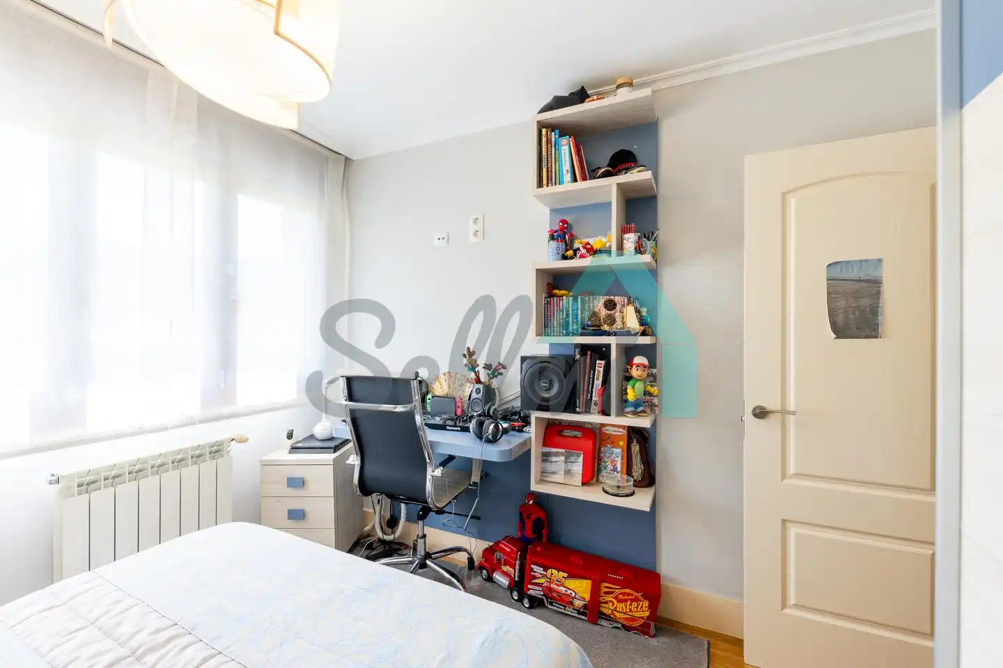 Schlafzimmer von Einfamilien-Reihenhaus zum Verkauf in Vegadeo mit Heizung, Privatgarten und Terrasse