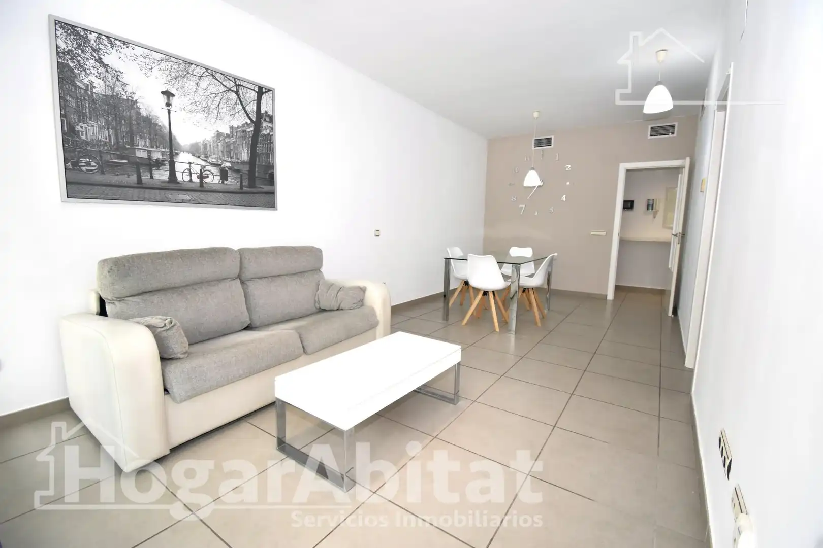 Sala d'estar de Pis en venda en Massamagrell amb Aire condicionat, Calefacció i Terrassa