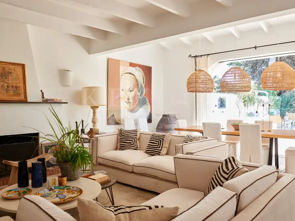 Living room of Houses for sale in Es Castell  with Air Conditioner, Heating and Private garden