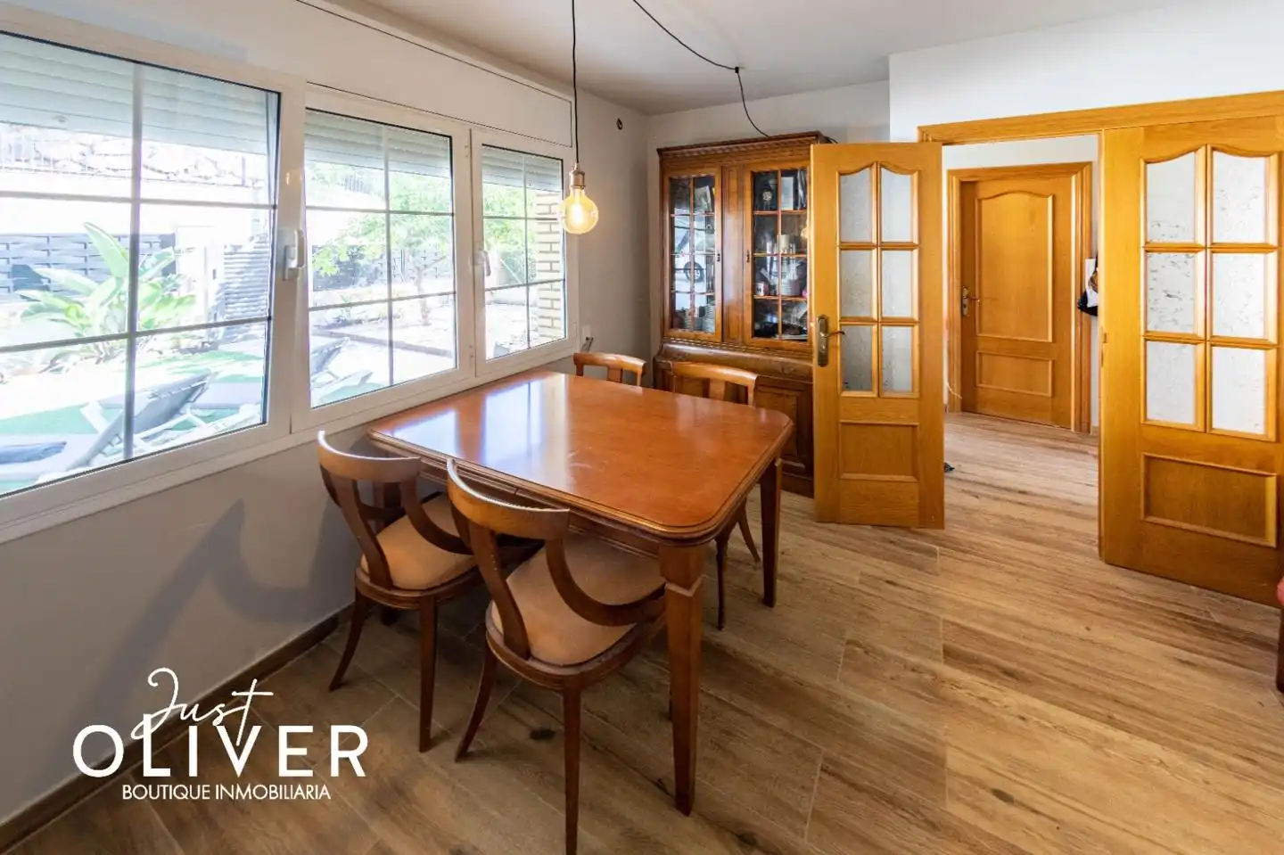 Comedor de Casa o chalet en venta en Salou con Jardín privado, Parquet y Terraza