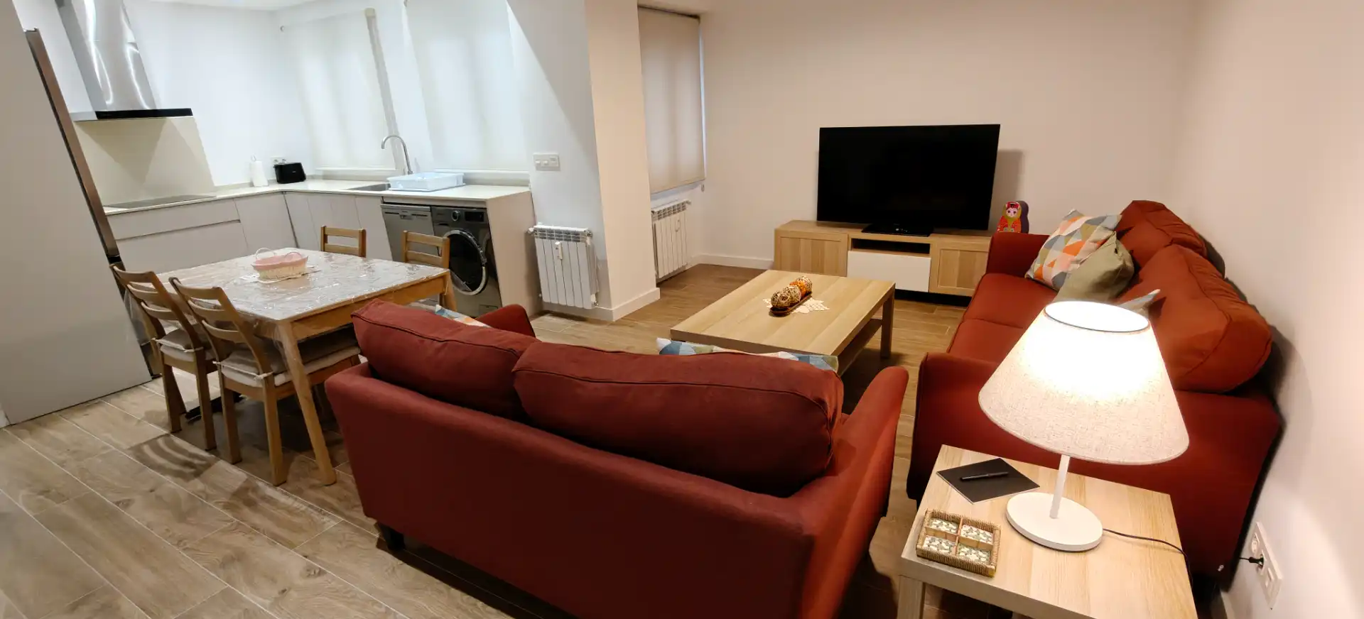 Sala d'estar de Pis de lloguer en Zaragoza amb Calefacció, Terrassa i Moblat