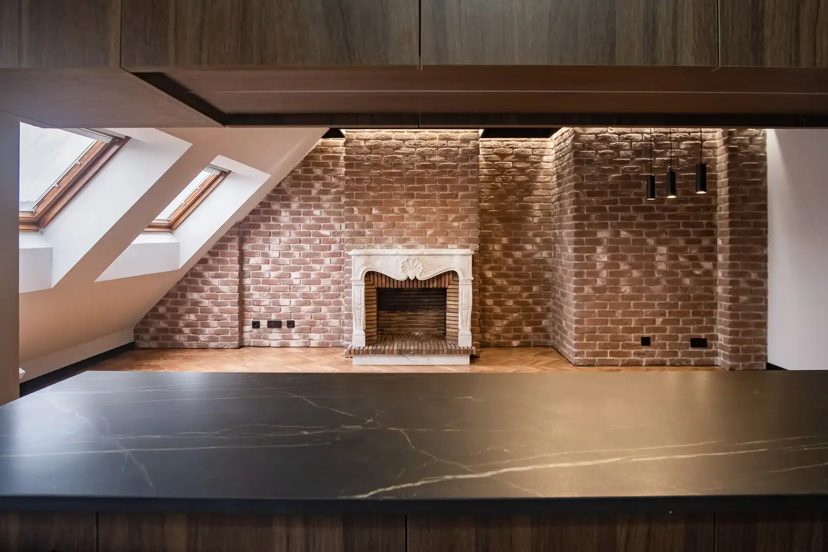 Kitchen of Flat for rent in A Coruña Capital   with Heating, Parquet flooring and Terrace