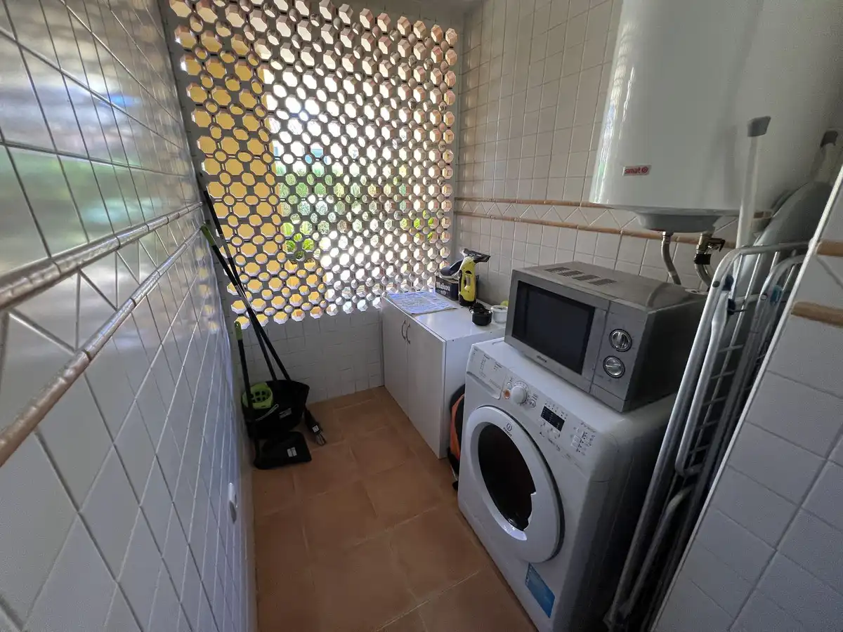 Jardí de Apartament en venda en Estepona amb Aire condicionat, Moblat i TV