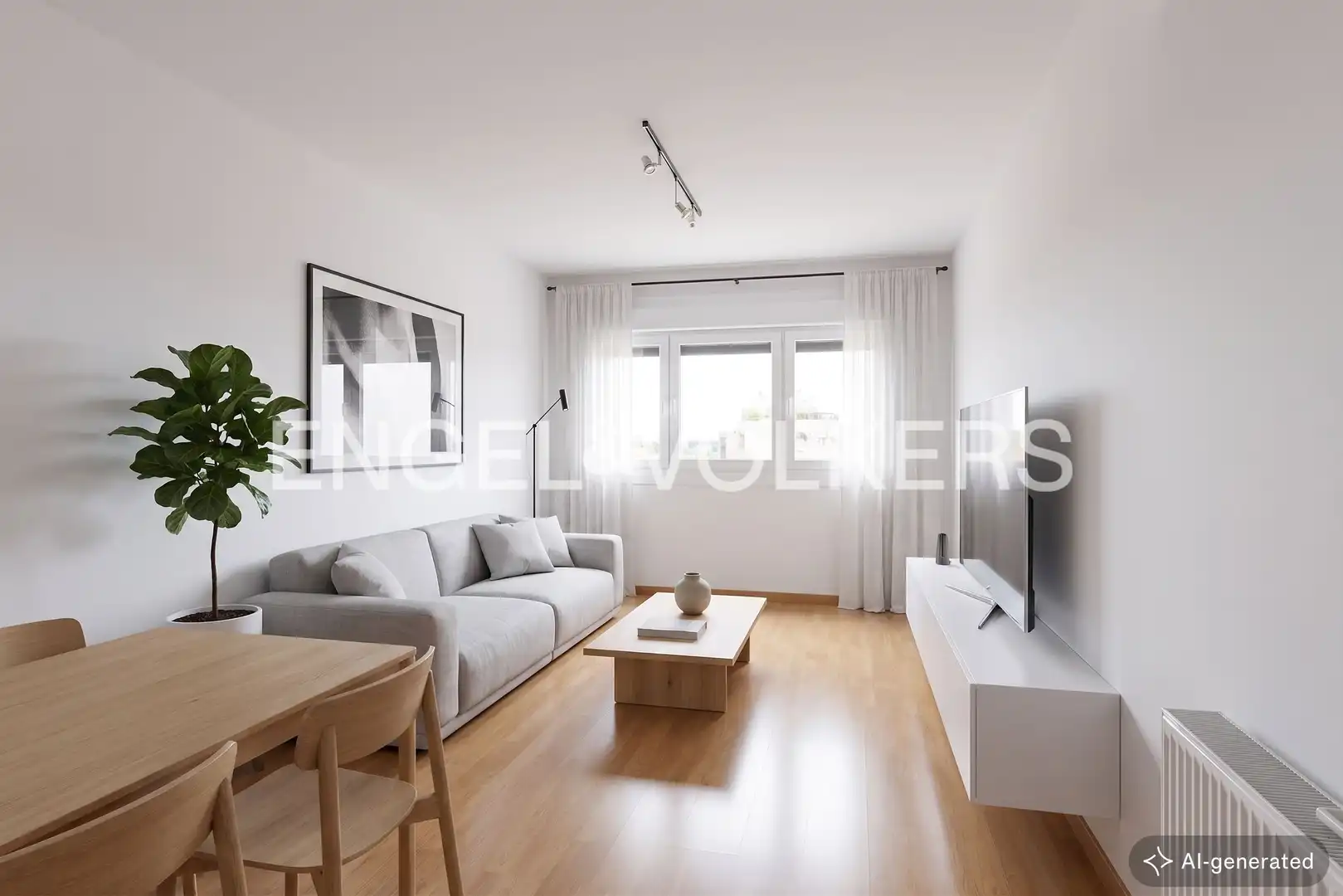 Living room of Flat for sale in Madrid  with Air Conditioner, Heating and Storage room