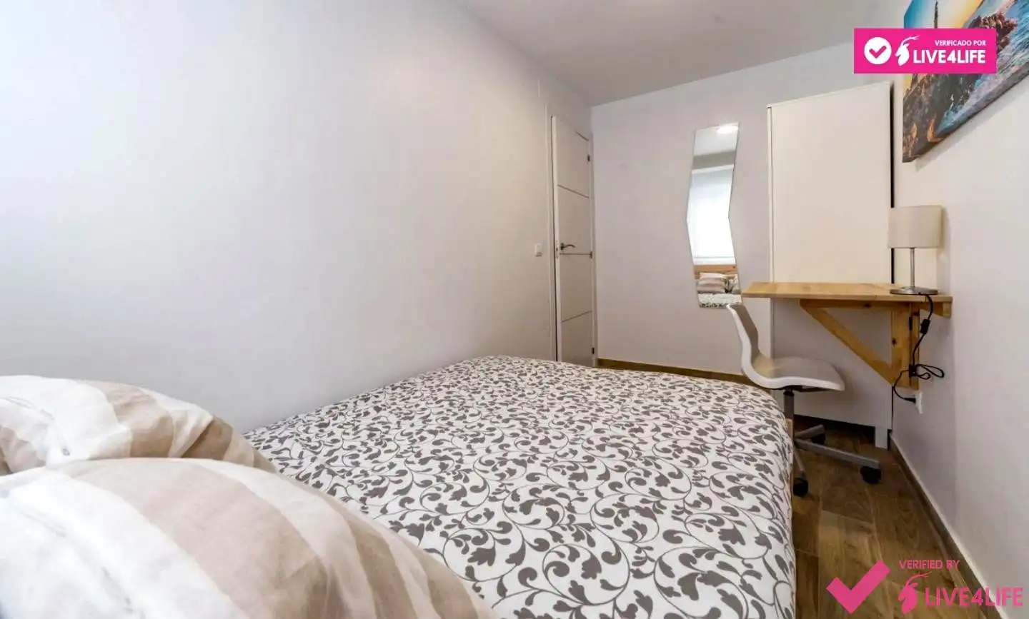 Bedroom of Flat for rent in Valencia  with Furnished