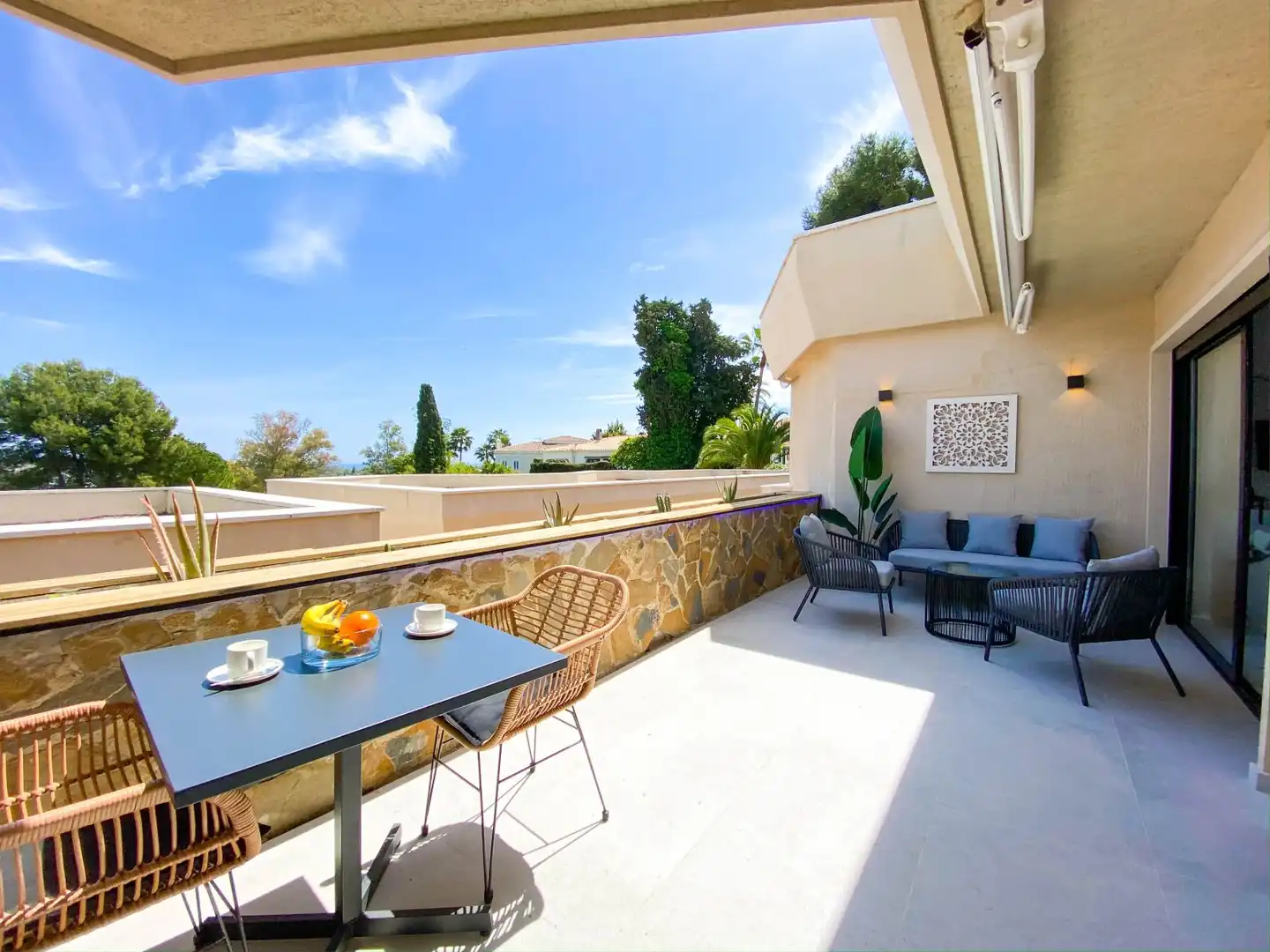 Terrassa de Apartament en venda en Estepona amb Aire condicionat, Terrassa i Moblat