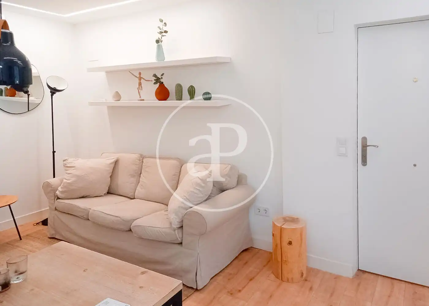 Living room of Flat for rent in Madrid  with Heating and Furnished