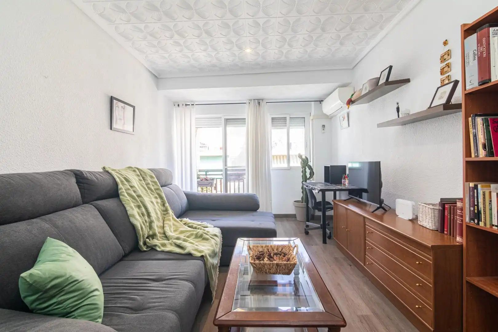Sala de estar de Piso en venta en Elche / Elx con Balcón