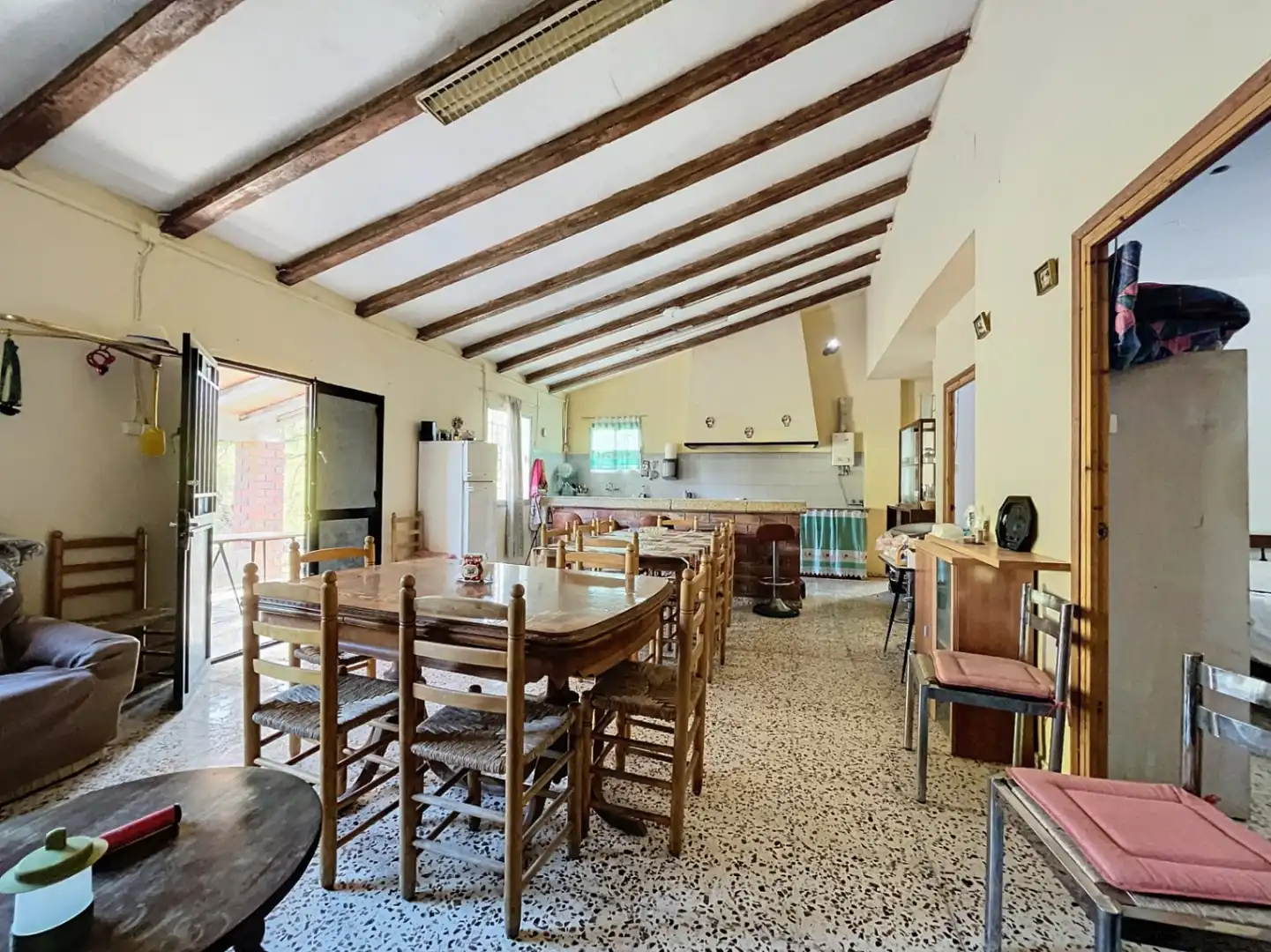 Cocina de Finca rústica en venta en Confrides con Aire acondicionado y Jardín privado