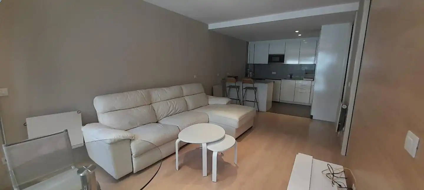Sala de estar de Piso de alquiler en Escaldes – Engordany con Aire acondicionado y Amueblado