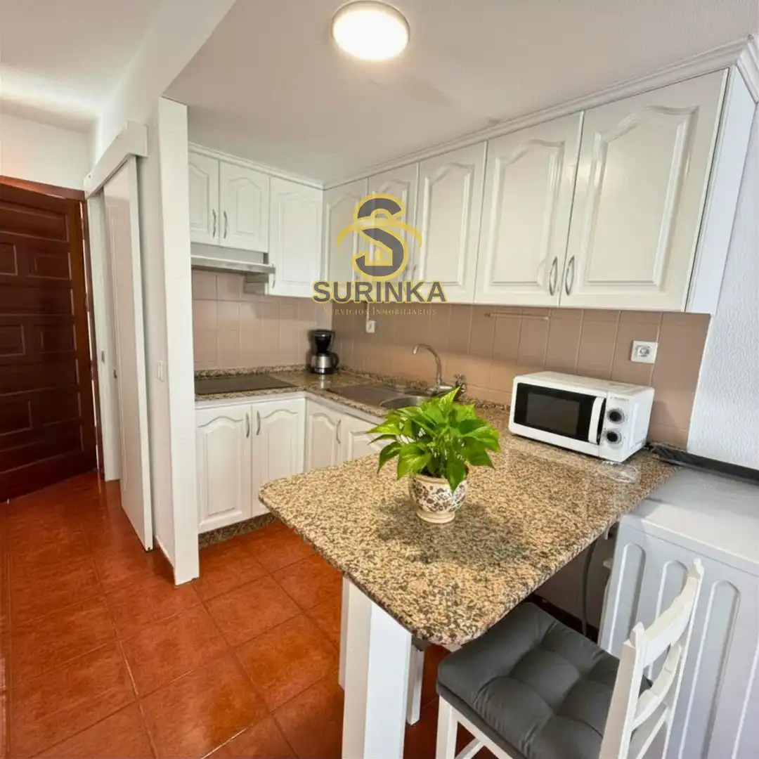 Cocina de Dúplex en venta en Mogán con Terraza, Piscina y Amueblado